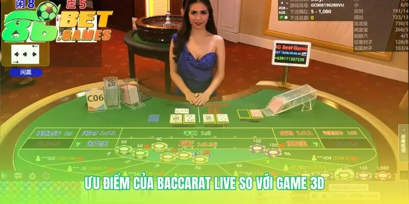Trải nghiệm Baccarat Live vượt qua mọi thuật toán RNG